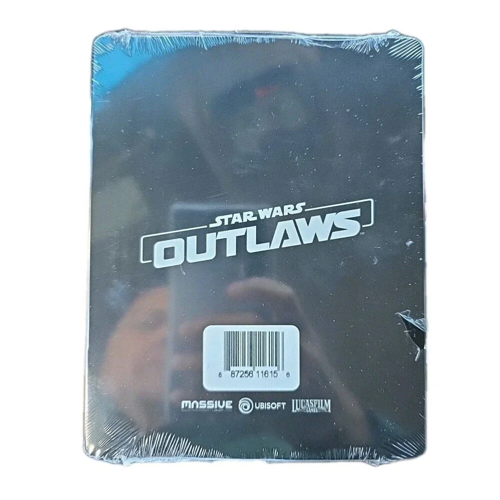 Star Wars Outlaws PS5 / Xbox official SteelBook Case, NEWSealed, **NO GAME**